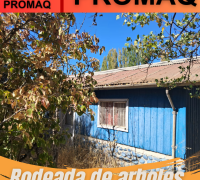 rodeada de arboles nativos y frutales 