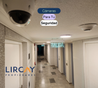 y para tu seguridad, cámaras de televigilancia en todos los espacios comunes
