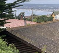 “Vista parcial al borde costero y a Playa Chica de Cartagena desde el segundo piso de la propiedad.”