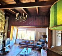 ESTAR CON CHIMENEA DE PIEDRA