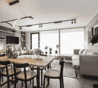 Living y comedor