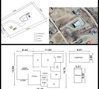 TERRENO RECTANGULAR DONDE SE LEVANTA EL INMUEBLE, QUE CONSIDERA COBERTIZO, PISCINA, CANIL Y BODEGA