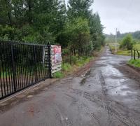 Entrada a parcela Camino Las Flores