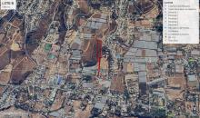 Vista aérea, se aprecia la cercanía a la zona urbana de este terreno de media hectárea
