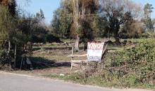 frente del terreno 