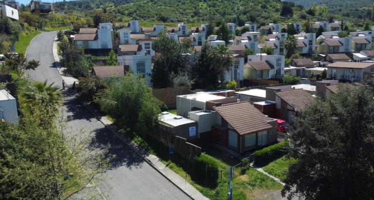 Vista aérea de la propiedad