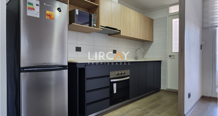 moderna cocina amoblada y equipada