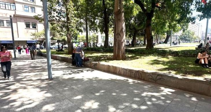 Exterior sector Plaza Baquedano