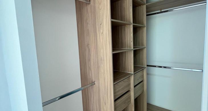 Walk- in closet.