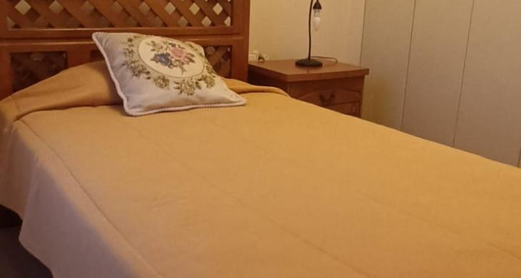 HABITACION CON CAMA DE PLAZA 1,5 EN EXCELENTE ESTADO CON PISO FLOTANTE